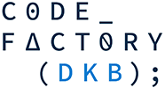 Logo Code Factory DKB